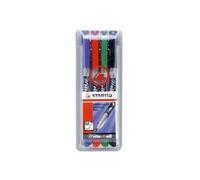 Stabilo Etui De 4 Marqueurs Permanent Write-4-All M Moyen 1 Mm Assortis