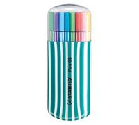 STABILO Etui turquoise "Zebrui" de 20 feutres Pen 68 Coloris assortis
