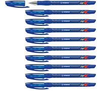 Stabilo Exam Grade Lot de 10 Stylo bille Bleu