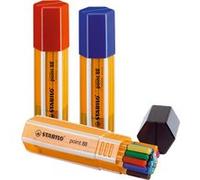 STABILO Feutre à pointe fine point 88, boîte Big point de 20 G