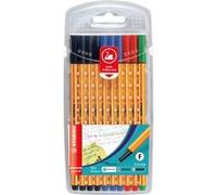 STABILO Feutre à pointe fine Point 88 – Étui office 10 pièces