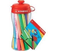 STABILO Feutre à pointe fine point 88, trousse enroulable G