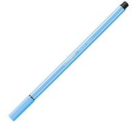 STABILO Feutre de dessin PEN 68 – Pointe ogive moyenne 1 mm – Bleu fluo