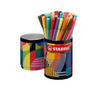 STABILO Feutre dessin Pen 68 - Boite métal ronde x 45 feutres de coloriage pointe moyenne- gamme ARTY