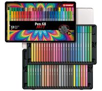 STABILO Pen 68 stylo-feutre Couleurs assorties 50 pièce(s)