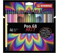 STABILO Pen 68 ARTY stylo-feutre Multicolore 24 pièce(s)