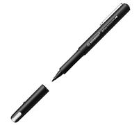 STABILO Stylo-feutre Dr!ver pointe moyenne 0,8 mm corps en plastique biosourcé encre noire