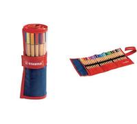 Stabilo Feutre Point 88, Kit Roller 25, Bleu Fonc¿, ¿Tui