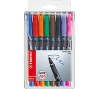 STABILO OHPen universal permanent, 8 Pack marqueur indélébile