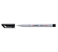 STABILO Feutre de rétroprojection Ohpen Soluble Pointe fine 0,7 mm Noir