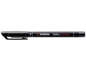 STABILO Feutre pour transparent OHPen universal F 842 permanent 842/46 noir