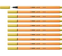 Stabilo - Fineliner Point 88/67 F Mosterd | 1 pièce | 10 pièces