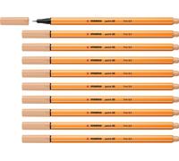 Stabilo - Fineliner Point 88/86 f Nude | 1 pièce | 10 pièces