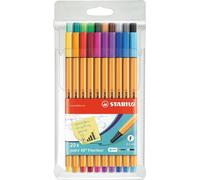 STABILO Fineliner point 88 étui plastique de 20 pièces