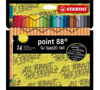 STABILO Fineliner point 88 "Snooze One" 24er Karton-Etui