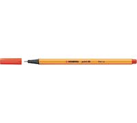 STABILO Fineliner pointe 88 largeur de trait : 0.4 mm rouge clair