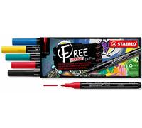 STABILO Free T100 - Marqueurs acryliques - Royal - 5 pcs
