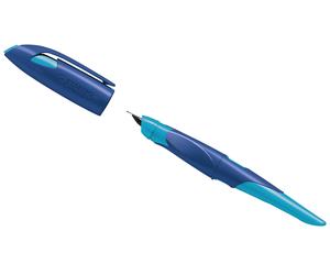 STABILO Füllhalter EASYbirdy Linkshänder Feder A mitternachtsblau/azur
