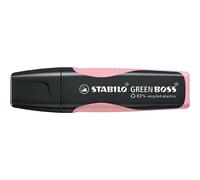 STABILO Green Boss Pastel Environmentally Friendly Highlighter Pen Rose Blush ro
