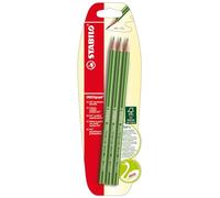 Stabilo GREENgraph lot de 3 Crayons papier HB certifié FSC