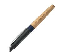 STABILO Stylo-plume Grow rechargeable Bleu myrtille / Bois de hêtre
