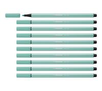 Stabilo Lot De 10 Stylos Feutre Pen 68, Vert Opaline