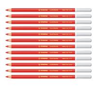 Stabilo Lot De 12 Crayons De Couleur Fusain Pastel Carbothello Vermillon