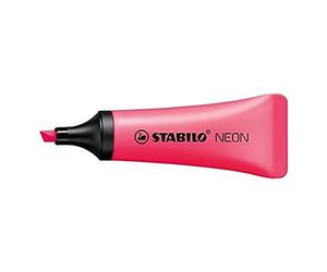 STABILO Lot de 12 Surligneurs tampon BOSS NEON rose