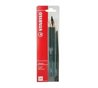 STABILO - lot de 3 crayons graphite Othello 2H -