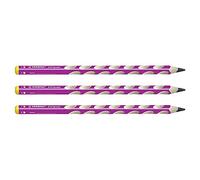 STABILO Crayon graphite ergonomique EASYgraph HB 3,15 mm Gaucher Rose