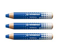 STABILO Crayon marqueur Markdry – Bleu