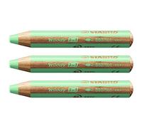 STABILO Woody Crayon 3 en 1 Vert pastel