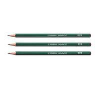STABILO Lot de 3 Crayons papier Graphite Othello Héxagonal 5B