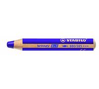 STABILO Crayon WOODY 3 en 1 Extra large violet foncé