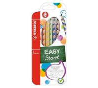 Stabilo Lot De 3 Etuis De 6 Crayon De Couleur Ergonomique Easycolors Start Droitier