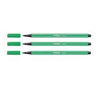 STABILO Feutre de Dessin PEN 68 Pte ogive Moyenne 1 mm Vert émeraude