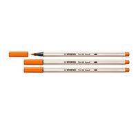 STABILO Lot de 3 Feutres pinceau Pen 68 brush, vermillon