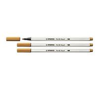 STABILO Feutre pinceau Pen 68 Brush – Qualité supérieure – Ocre foncé (stylo unique)