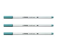Stabilo Lot De 3 Feutres Pointe Pinceau Pen 68 Brush Vert Émeraude