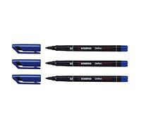 STABILO OHPen universal Stylo-feutre marqueur permanent pointe moyenne 1 mm - Bleu