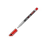 STABILO Lot de 3 Marqueurs permanent Write-4-all M Moyen 1 mm Rouge