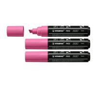 Stabilo Lot De 3 Marqueurs Pointe Large Free Acrylic T800c Rose