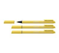 STABILO Lot de 3 Stylo-feutres pointMax, jaune poudré