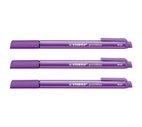 STABILO Lot de 3 Stylos feutre pointMax pointe moyenne 0.8mm lilas
