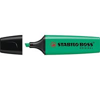 STABILO BOSS ORIGINAL Surligneur pointe biseautée 2 et 5 mm - Turquoise