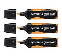 Surligneur écologique - STABILO GREEN BOSS - Stylo simple - orange