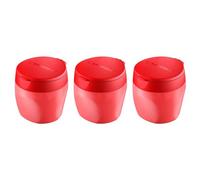 STABILO Lot de 3 Taille-crayons avec réservoir woody 3 in 1