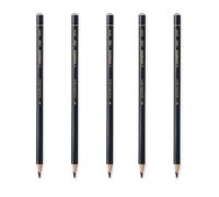 STABILO Lot de 5 crayons effet aquarelle Noir