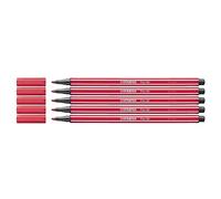 STABILO Stylo Pen 68 – Pointe ronde – Rouge foncé – 40 couleurs disponibles