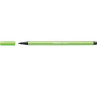 STABILO Lot de 5 Feutres de Dessin PEN 68 Pte ogive Moyenne 1 mm Vert feuille
